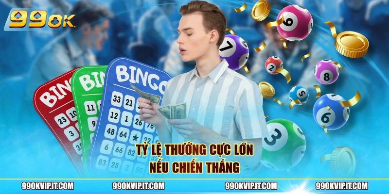 Tỷ lệ thưởng cực lớn nếu chiến thắng